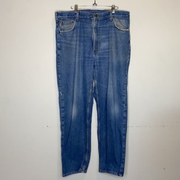 Vintage Carhartt Straight Leg Faded Jeans: Size 40 x 32 - Picture 1 of 8